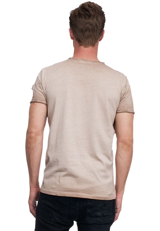 Rusty Neal T-Shirt mit seitlichem Print