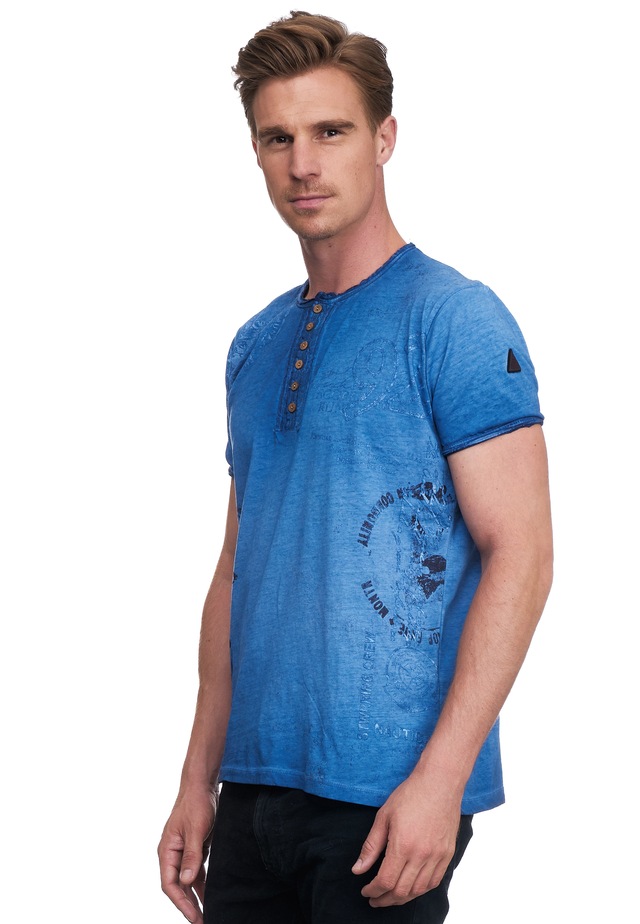 Rusty Neal T-Shirt mit seitlichem Print