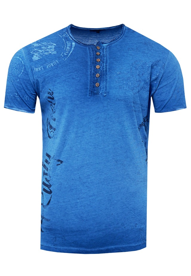 Rusty Neal T-Shirt mit seitlichem Print