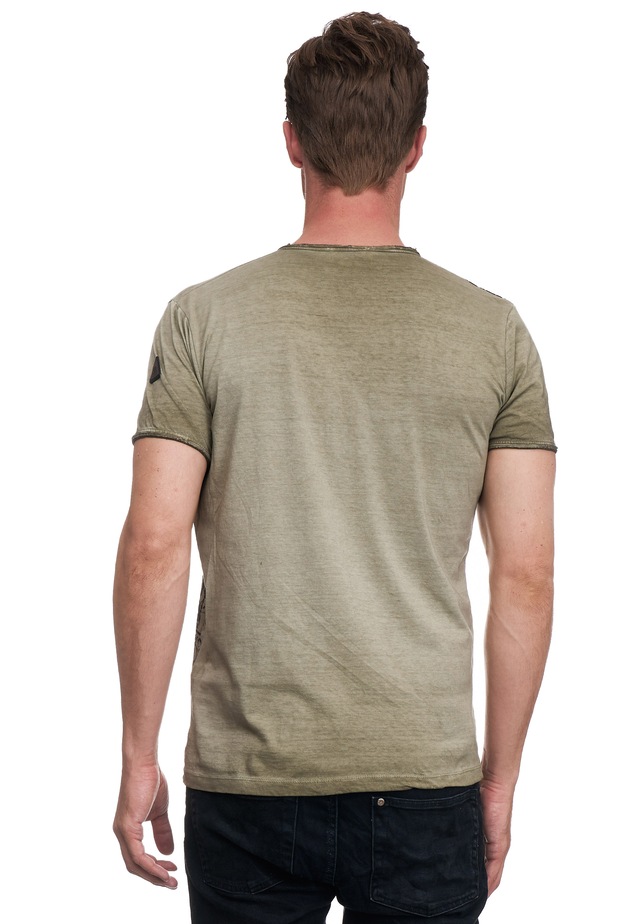Rusty Neal T-Shirt mit seitlichem Print