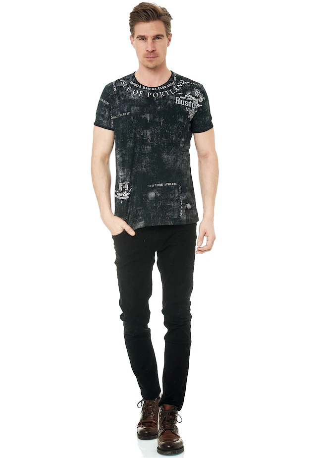 Rusty Neal T-Shirt mit modernem Print