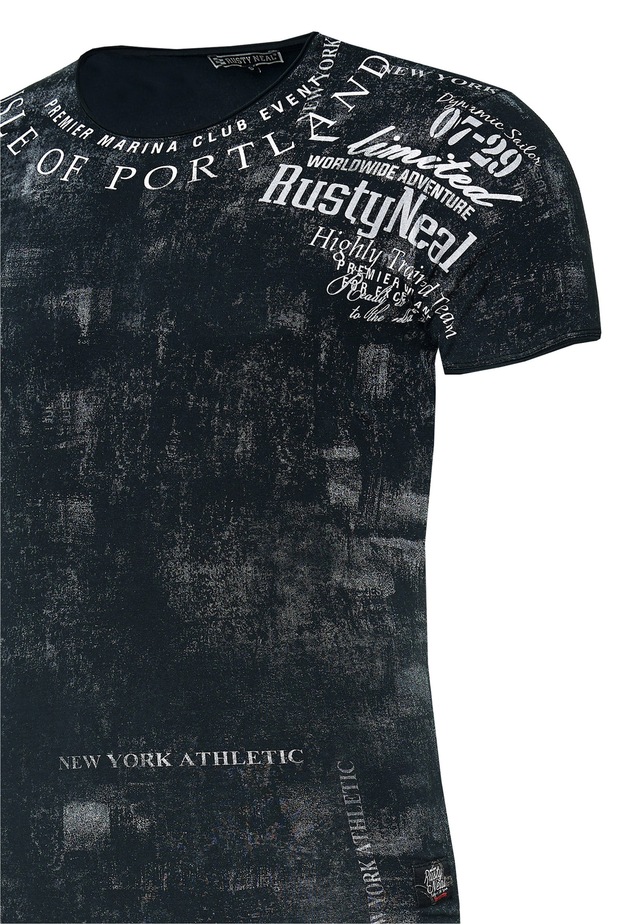 Rusty Neal T-Shirt mit modernem Print