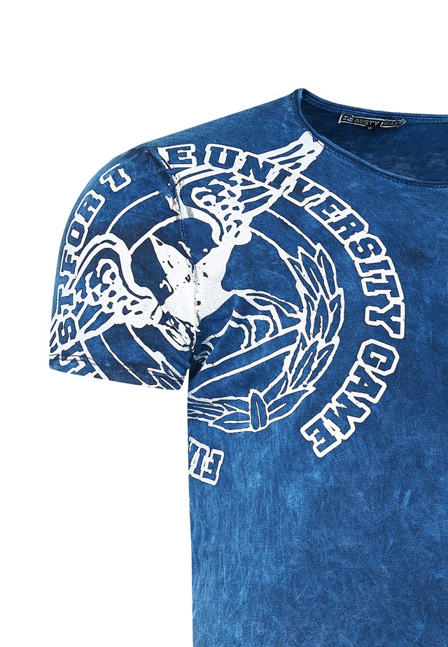Rusty Neal T-Shirt mit eindrucksvollem Print