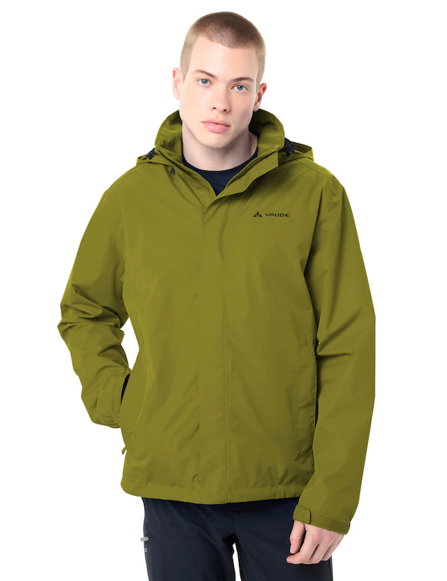 VAUDE Regenjacke »Men's Escape Light Jacket« mit Kapuze mit zwei Reißverschlusstaschen, atmungsaktiv, schnell trocknend