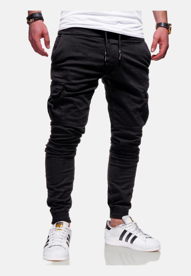 behype Cargohose »LANE« mit elastischem Bund