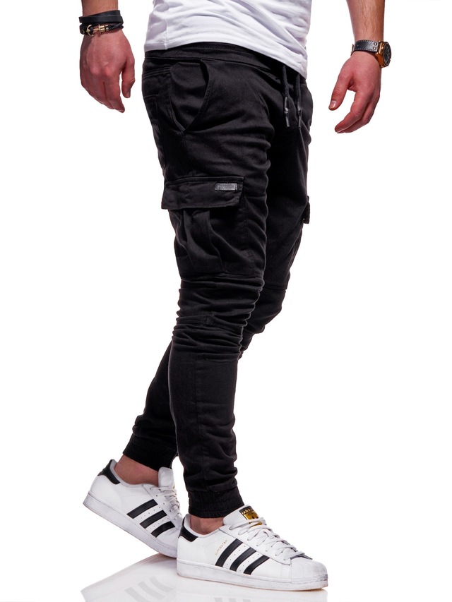 behype Cargohose »LANE« mit elastischem Bund