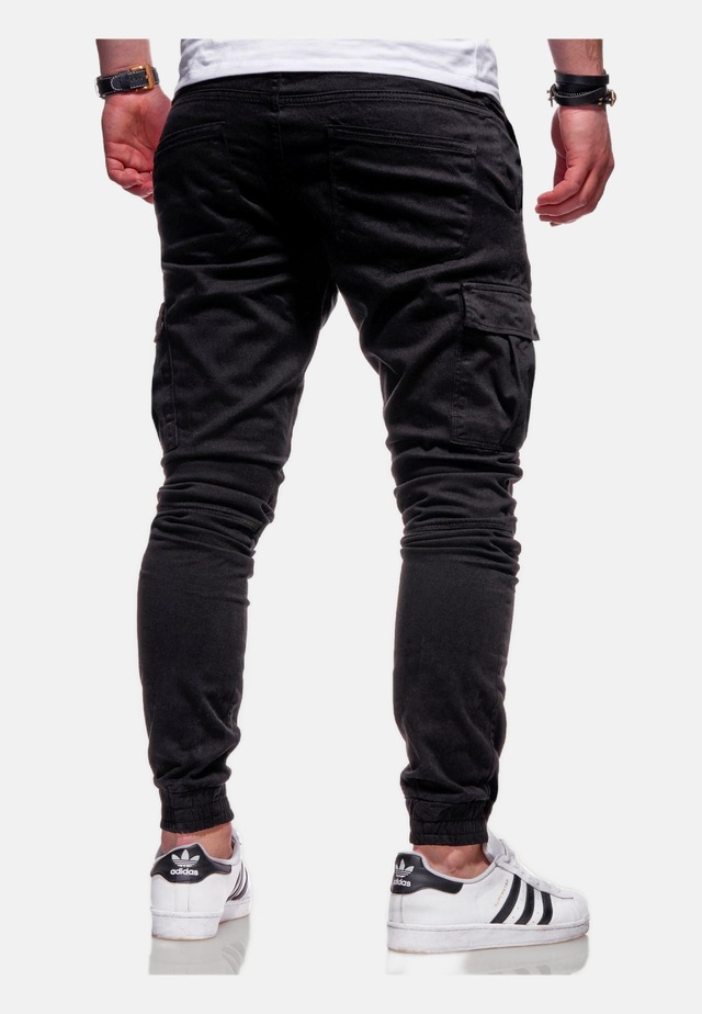behype Cargohose »LANE« mit elastischem Bund