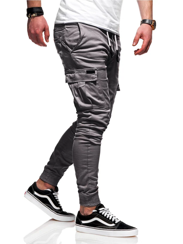 behype Cargohose »LANE« mit elastischem Bund