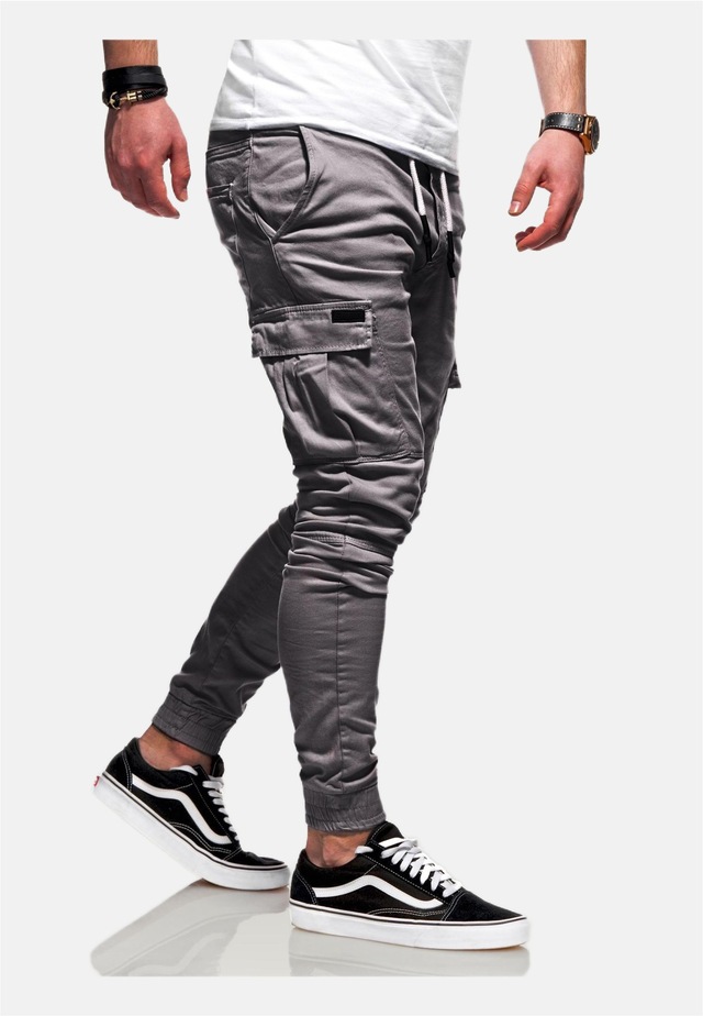 behype Cargohose »LANE« mit elastischem Bund