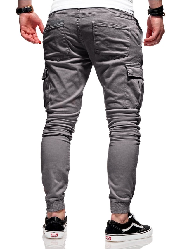 behype Cargohose »LANE« mit elastischem Bund