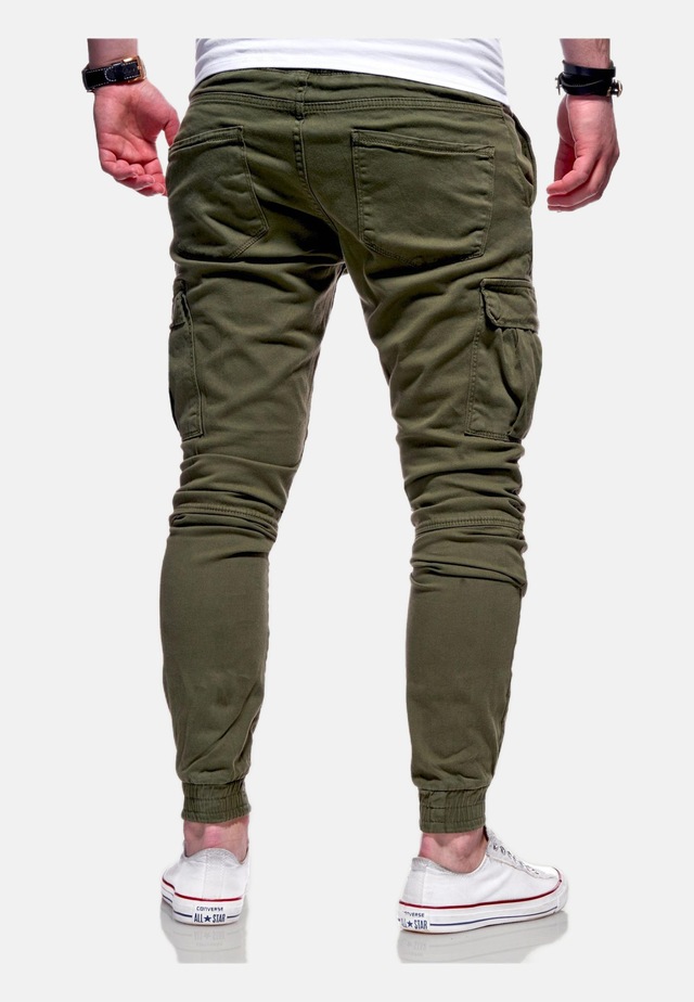 behype Cargohose »LANE« mit elastischem Bund