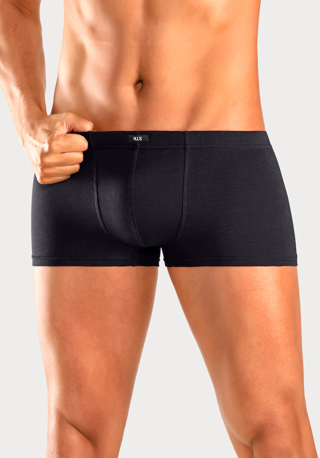 H.I.S Hipster Packung, 5 Stk. knapp sitzende Boxershorts aus Baumwollstretch