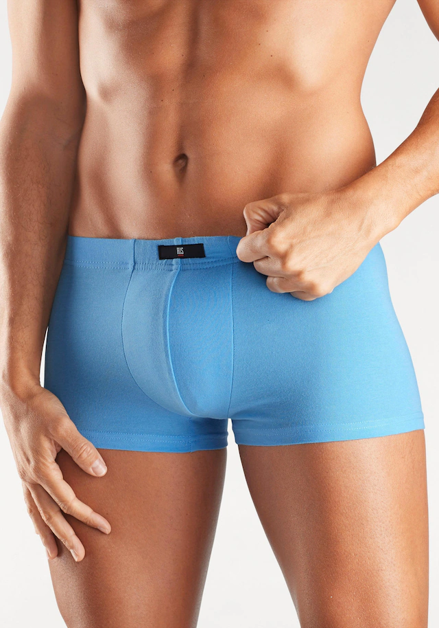 H.I.S Hipster Packung, 5 Stk. knapp sitzende Boxershorts aus Baumwollstretch