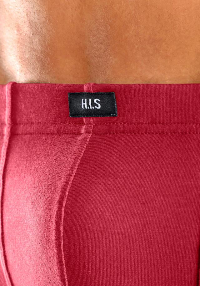 H.I.S Hipster Packung, 5 Stk. knapp sitzende Boxershorts aus Baumwollstretch