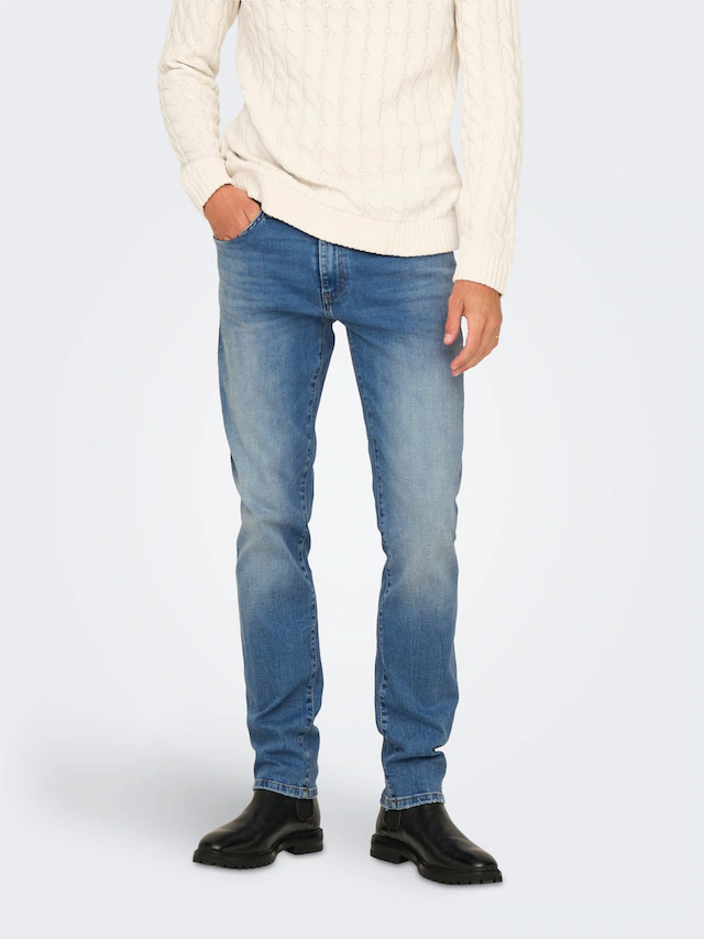 ONLY & SONS Regular-fit-Jeans »ONSWEFT REGULAR MAT DNM NOOS«