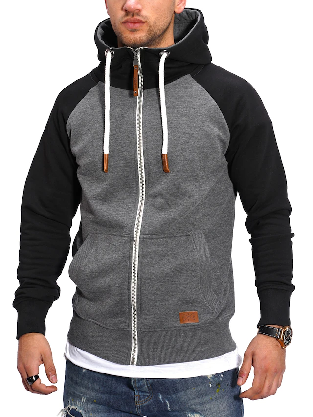 behype Sweatjacke »RAGLAN« mit Raglan-Ärmeln