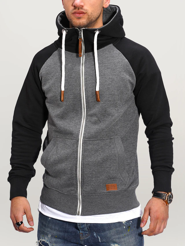 behype Sweatjacke »RAGLAN« mit Raglan-Ärmeln