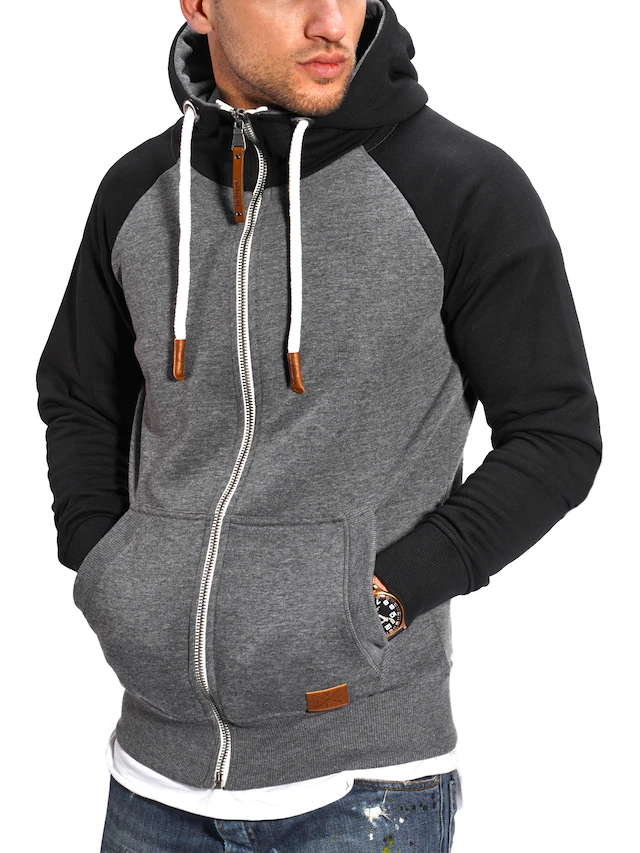 behype Sweatjacke »RAGLAN« mit Raglan-Ärmeln
