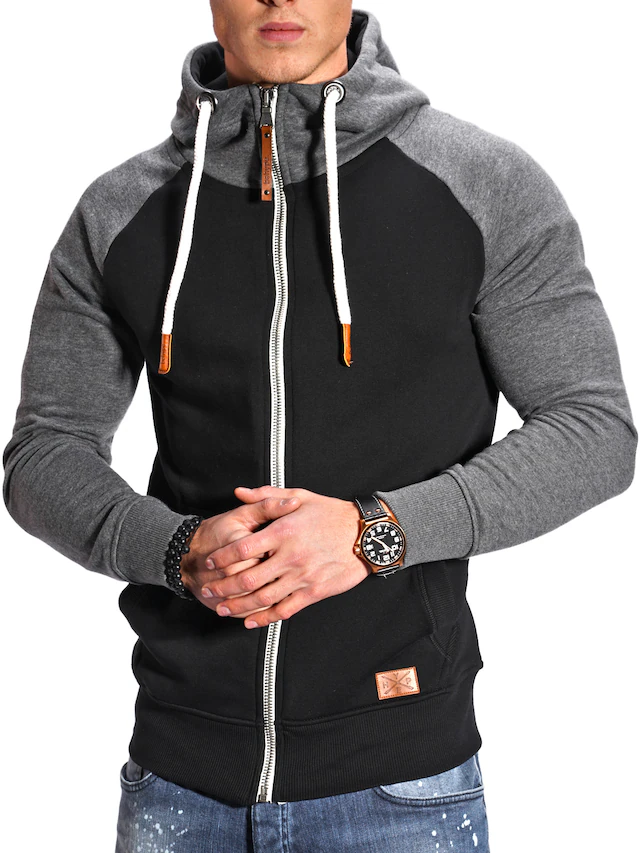 behype Sweatjacke »RAGLAN« mit Raglan-Ärmeln