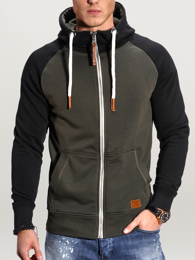 behype Sweatjacke »RAGLAN« mit Raglan-Ärmeln
