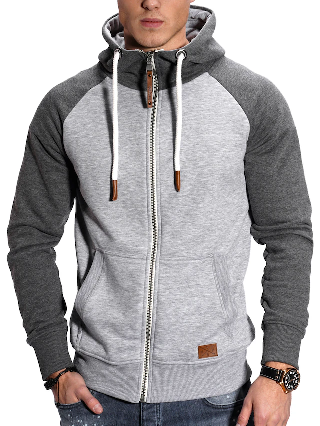 behype Sweatjacke »RAGLAN« mit Raglan-Ärmeln