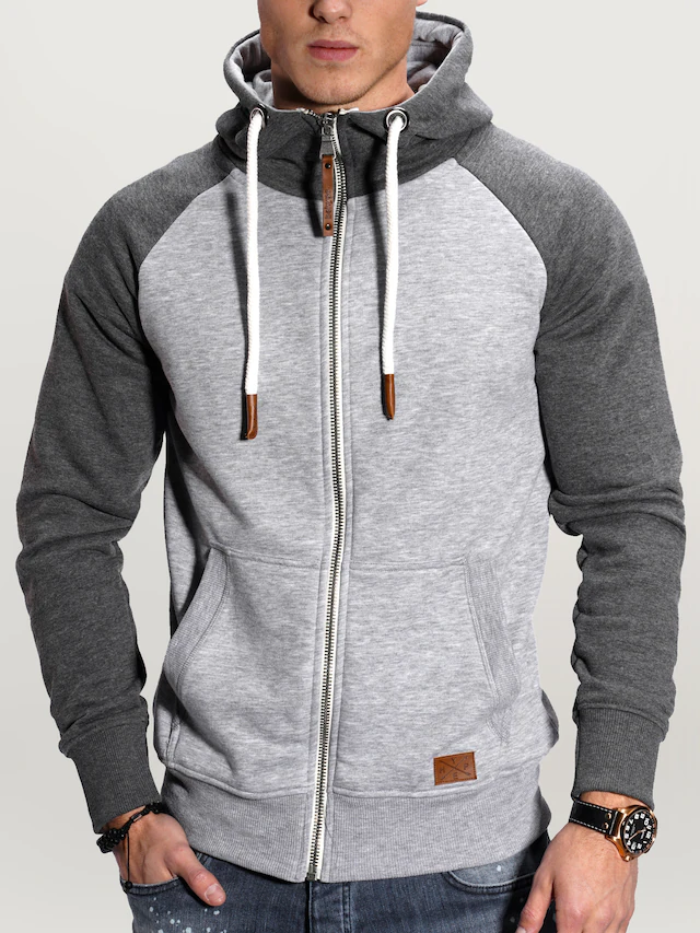 behype Sweatjacke »RAGLAN« mit Raglan-Ärmeln