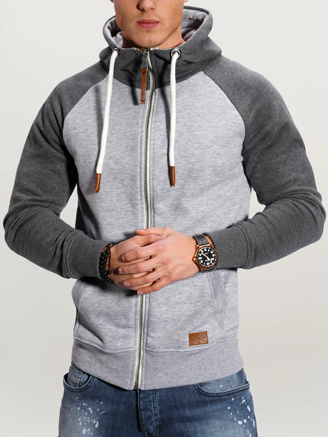behype Sweatjacke »RAGLAN« mit Raglan-Ärmeln