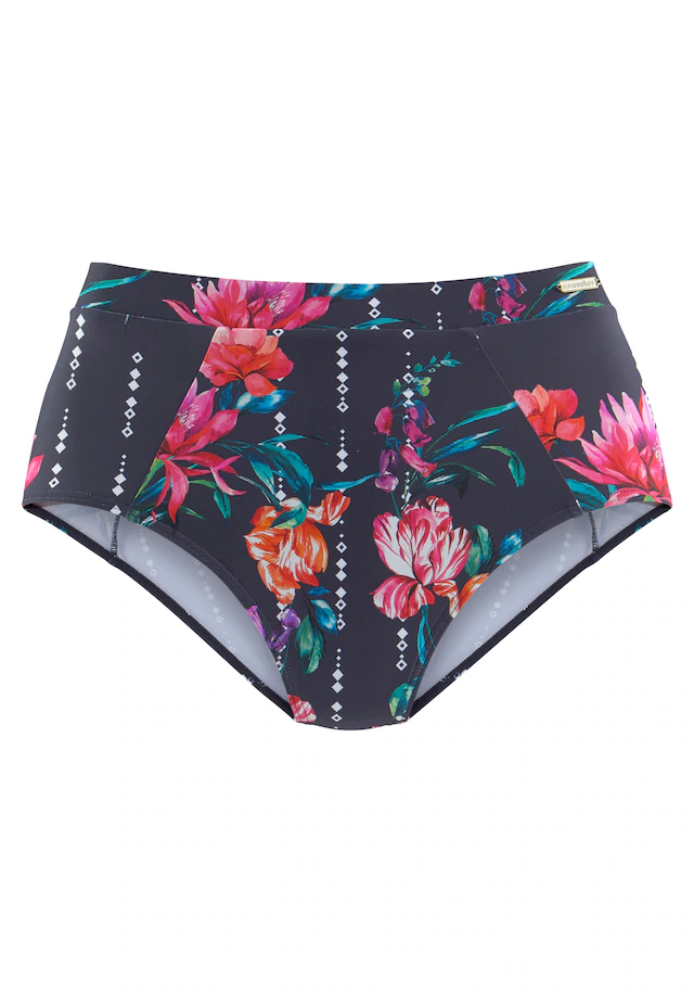 Sunseeker Highwaist-Bikini-Hose »Modern« mit floralem Design