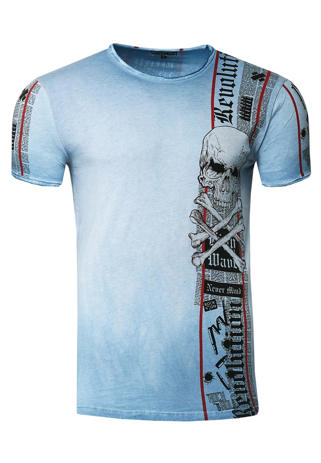 Rusty Neal T-Shirt im verwaschenen Look