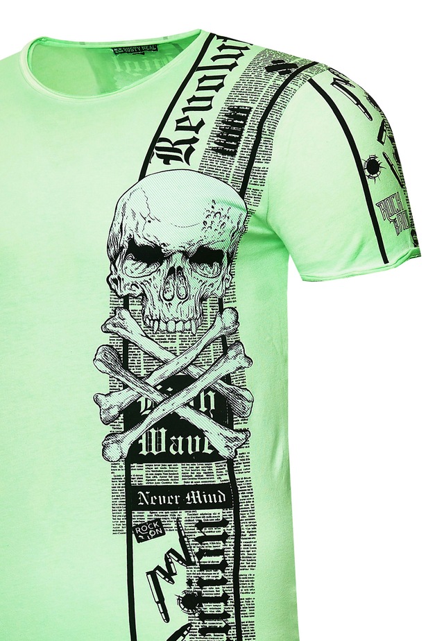 Rusty Neal T-Shirt im verwaschenen Look