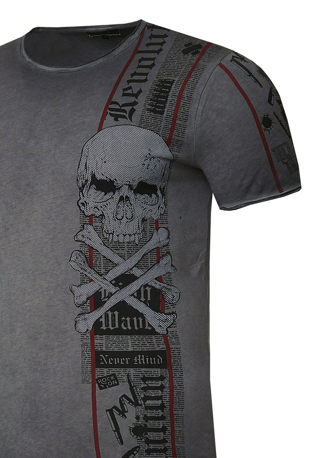 Rusty Neal T-Shirt im verwaschenen Look