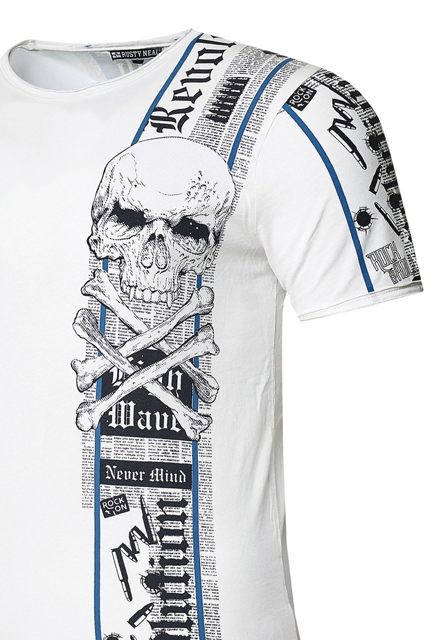 Rusty Neal T-Shirt im verwaschenen Look