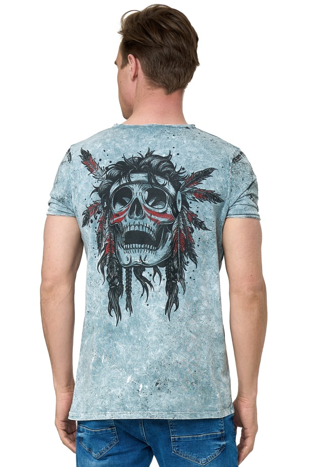Rusty Neal T-Shirt mit verwaschenem Print