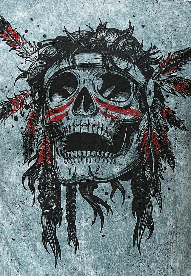 Rusty Neal T-Shirt mit verwaschenem Print