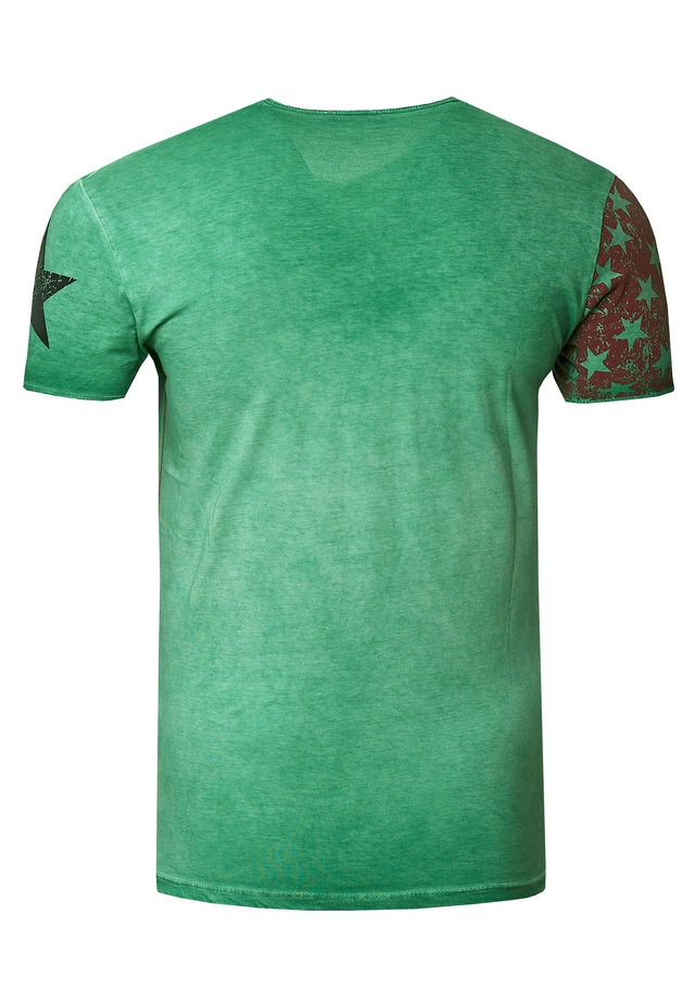 Rusty Neal T-Shirt mit V-Neck