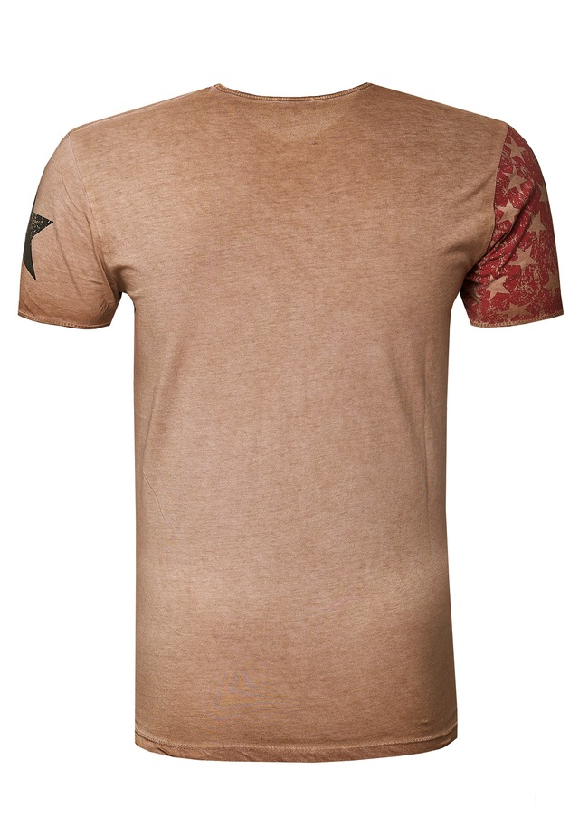Rusty Neal T-Shirt mit V-Neck