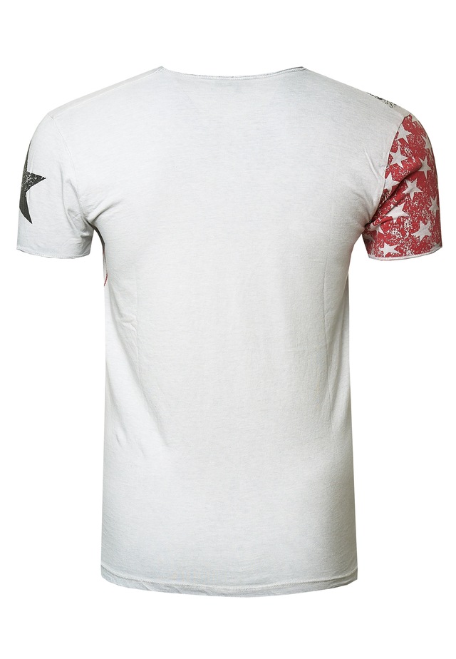 Rusty Neal T-Shirt mit V-Neck