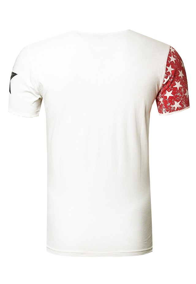 Rusty Neal T-Shirt mit V-Neck
