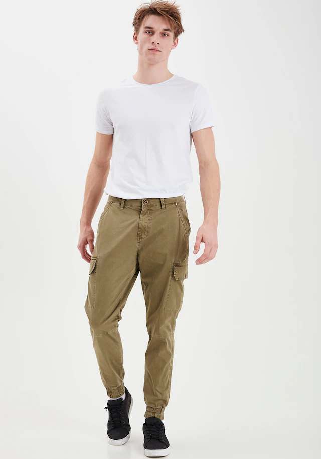 Blend Cargohose »BHNAN« mit normaler Länge, aus Baumwolle und Elasthan, normale Passform