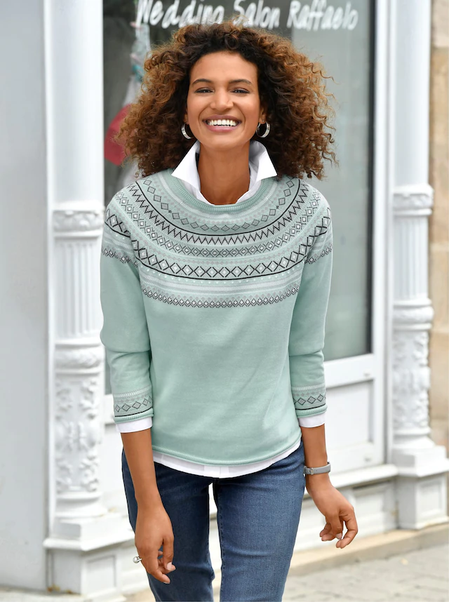 Inspirationen Norwegerpullover »Pullover«