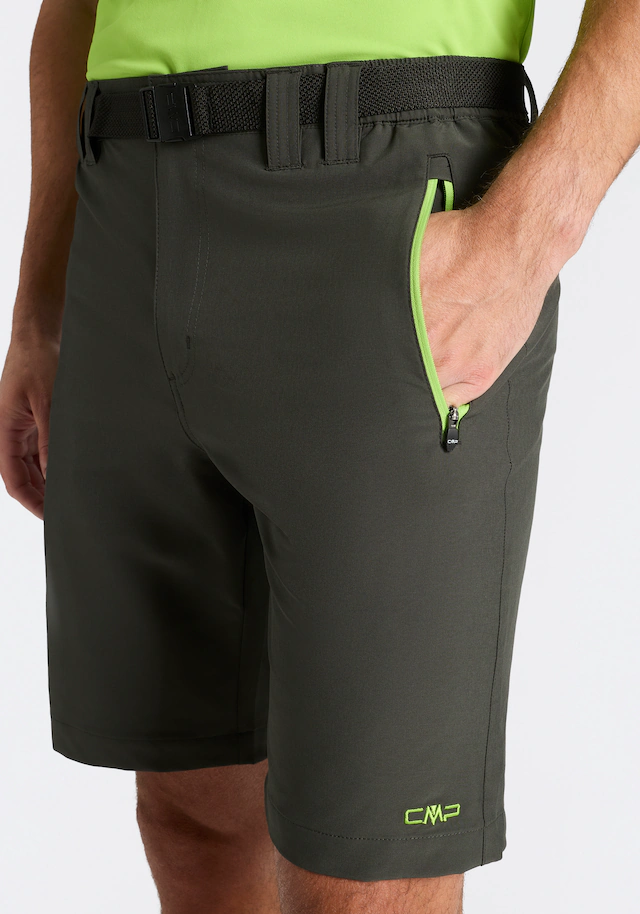 CMP Funktionsshorts mit Reißverschlusstaschen, aus elastischem, atmungsaktivem Material