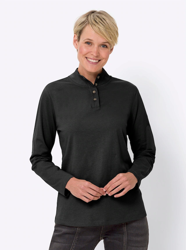 Classic Basics Stehkragenshirt »Shirt« 1 tlg.
