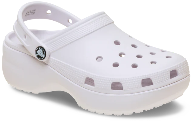 Crocs Clog »Classic Platform Clog W« Sommerschuh, Schlappen, Hausschuh, trendige Plateausohle