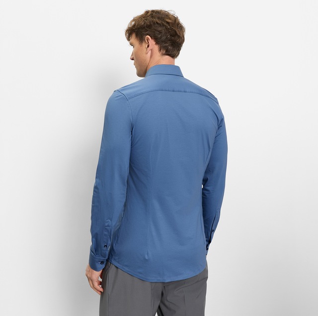 OLYMP Businesshemd »No. Six 24/Seven super slim« in bequemer Jersey-Qualität