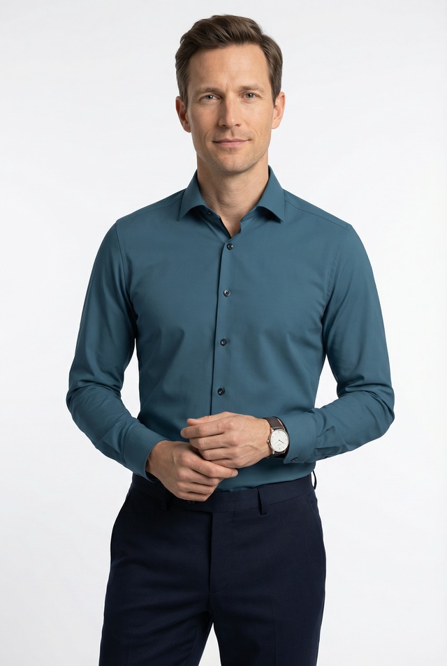 OLYMP Businesshemd »No. Six 24/Seven super slim« in bequemer Jersey-Qualität