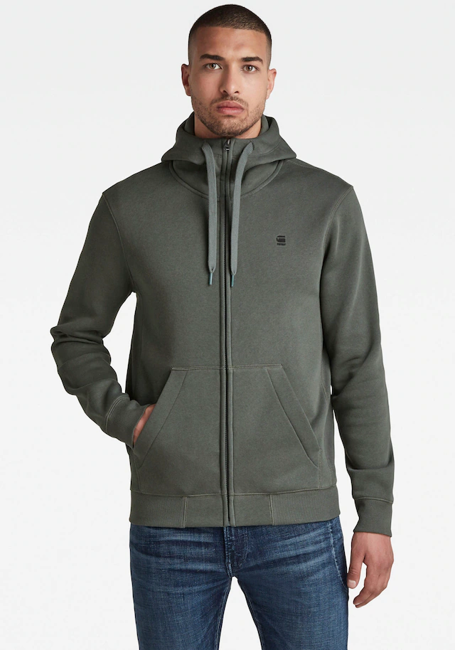 G-STAR Kapuzensweatjacke »Premium Basic Hooded Zip Sweater«