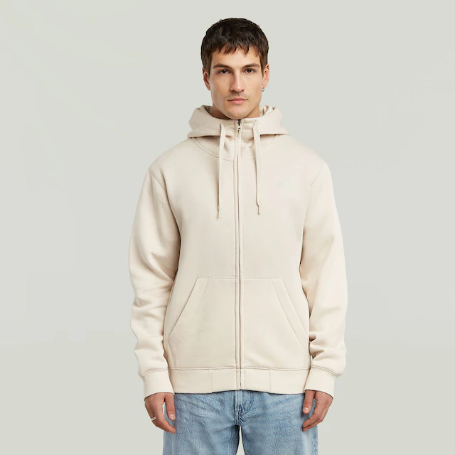 G-STAR Kapuzensweatjacke »Premium Basic Hooded Zip Sweater«