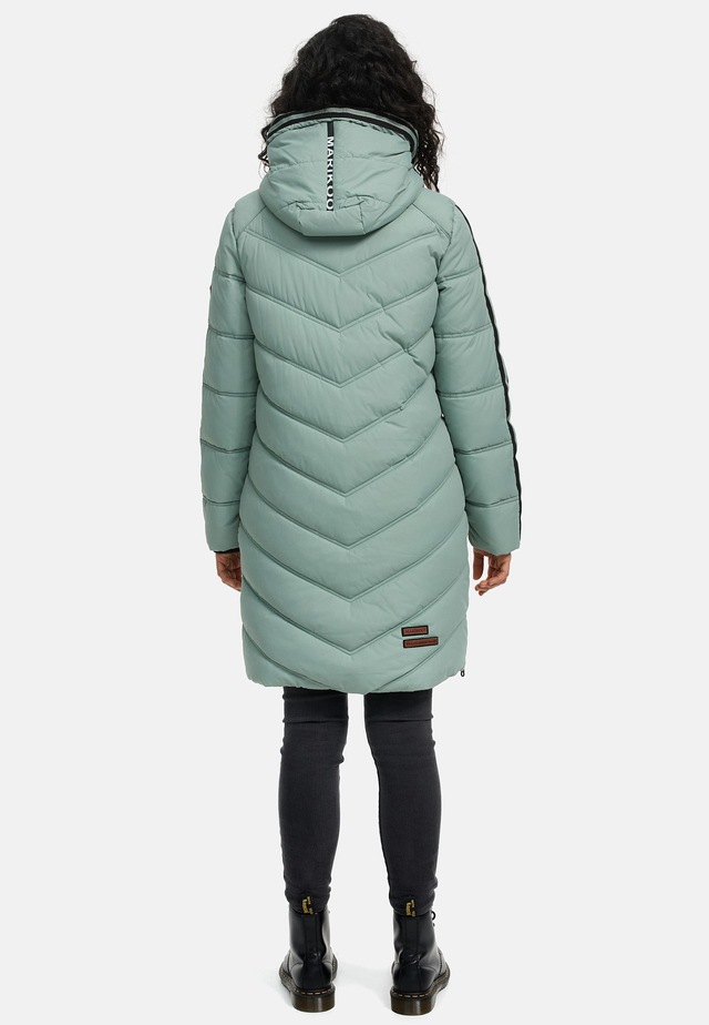 Marikoo Wintermantel »Armasa« modischer Damen Winter Steppmantel mit Kapuze