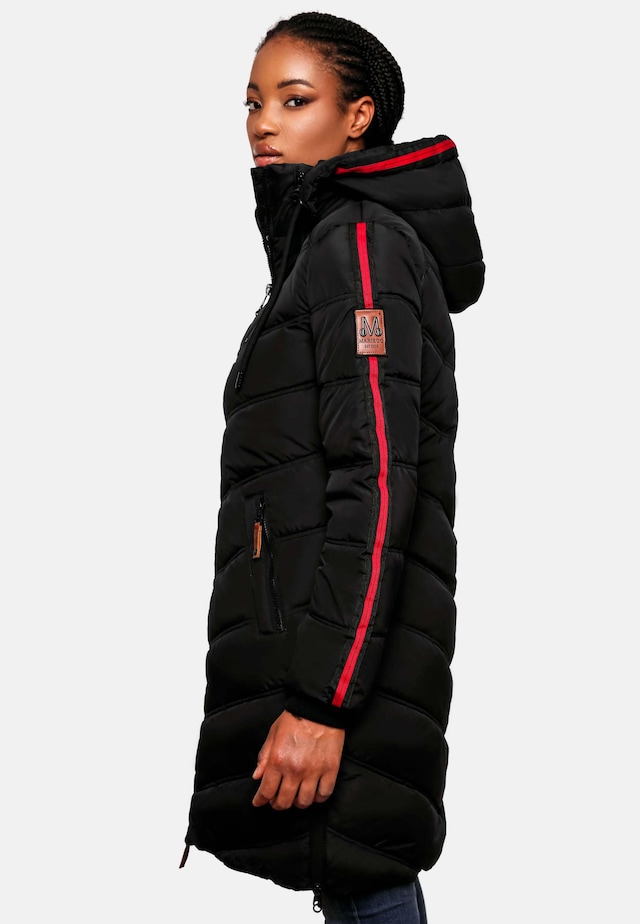 Marikoo Wintermantel »Armasa« modischer Damen Winter Steppmantel mit Kapuze