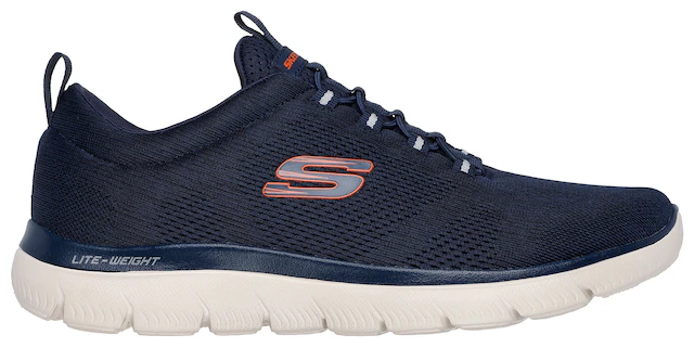 Skechers Slip-On Sneaker »SUMMITS« Freizeitschuh, Slipper, Komfortschuh mit elastischer Bungee-Schnürung